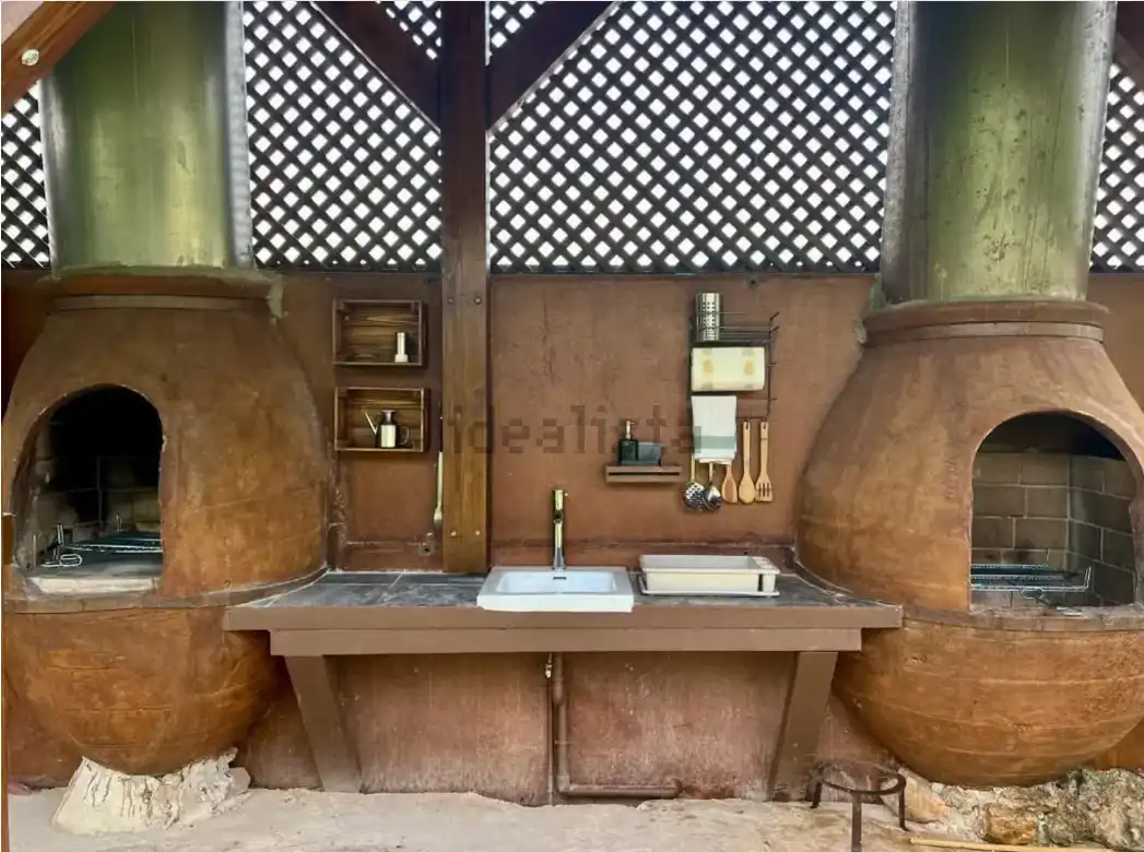 Cocina de Finca rústica en venta en Malagón con Aire acondicionado, Calefacción y Jardín privado