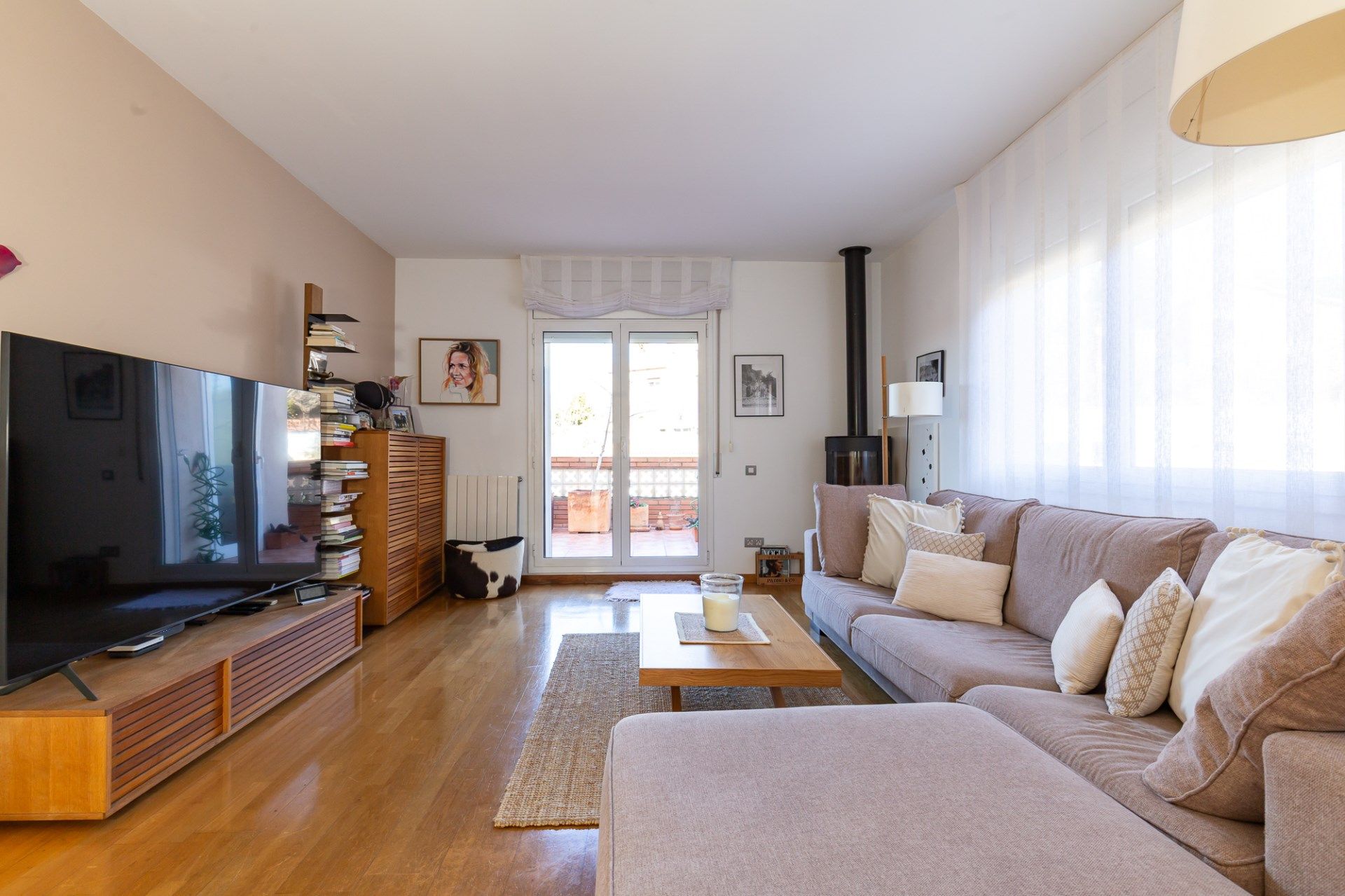 Living room of Houses for sale in Sant Just Desvern  with Air Conditioner, Heating and Terrace