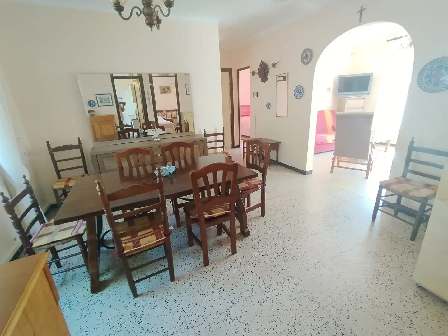 Menjador de Casa o xalet en venda en Alcanar amb Aire condicionat, Jardí privat i Terrassa