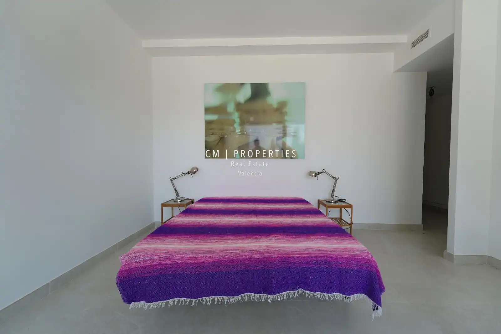 Habitación de Casa adosada de alquiler en Chiva con Aire acondicionado, Calefacción y Jardín privado