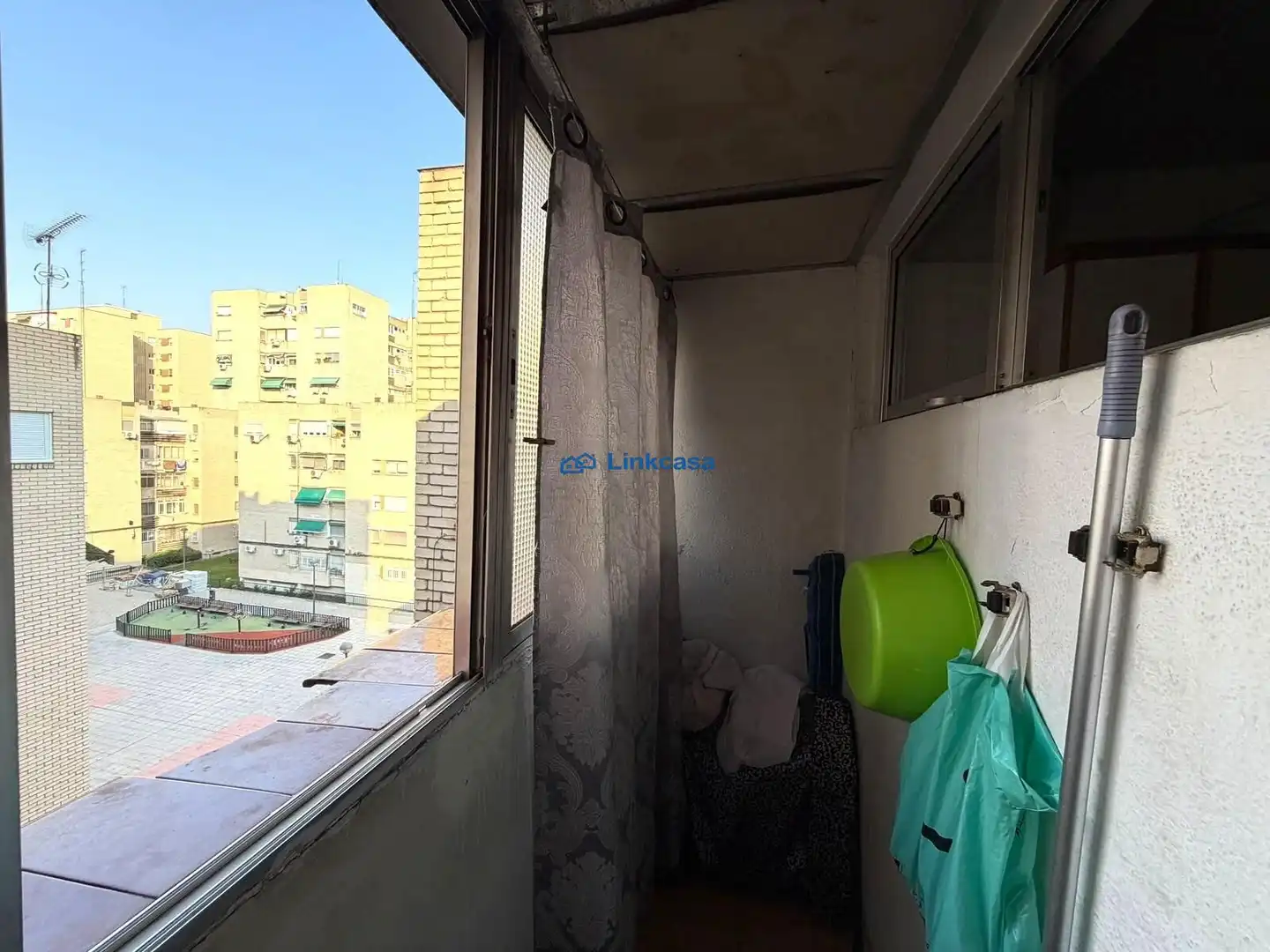 Balcony of Flat for sale in Leganés  with Air Conditioner, Heating and Storage room