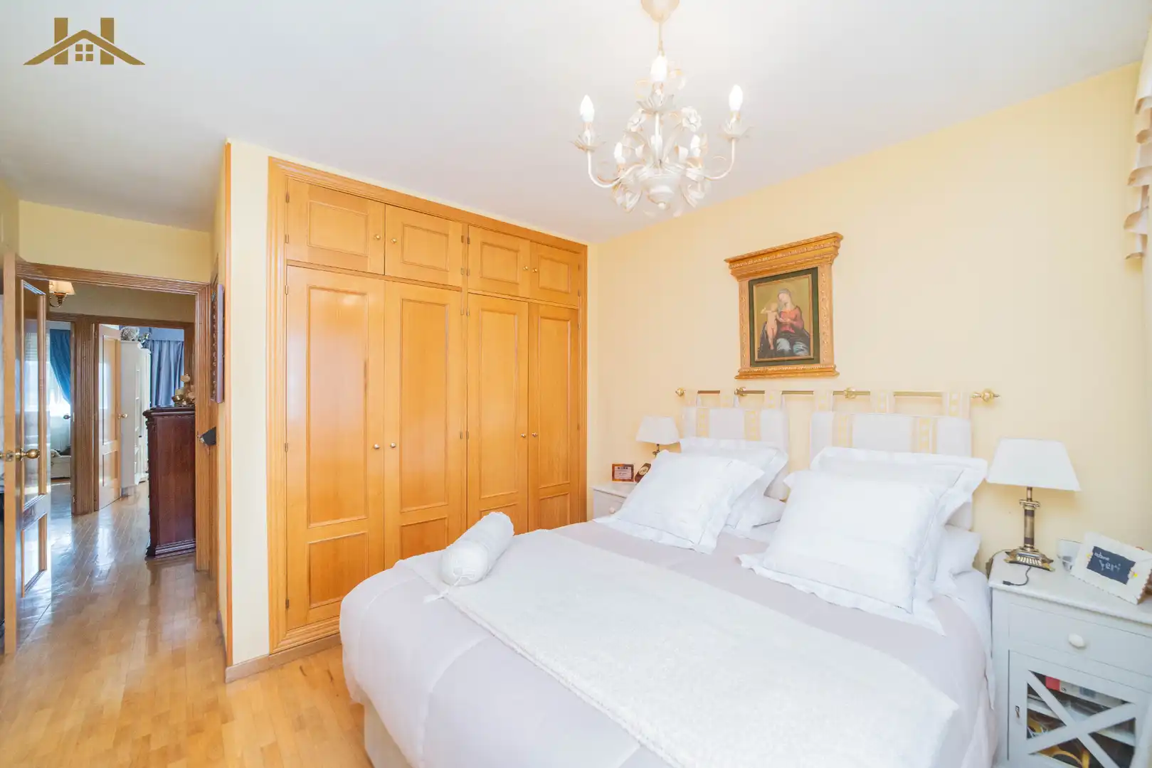 Schlafzimmer von Maisonette zum Verkauf in Pozuelo de Alarcón mit Klimaanlage, Heizung und Terrasse