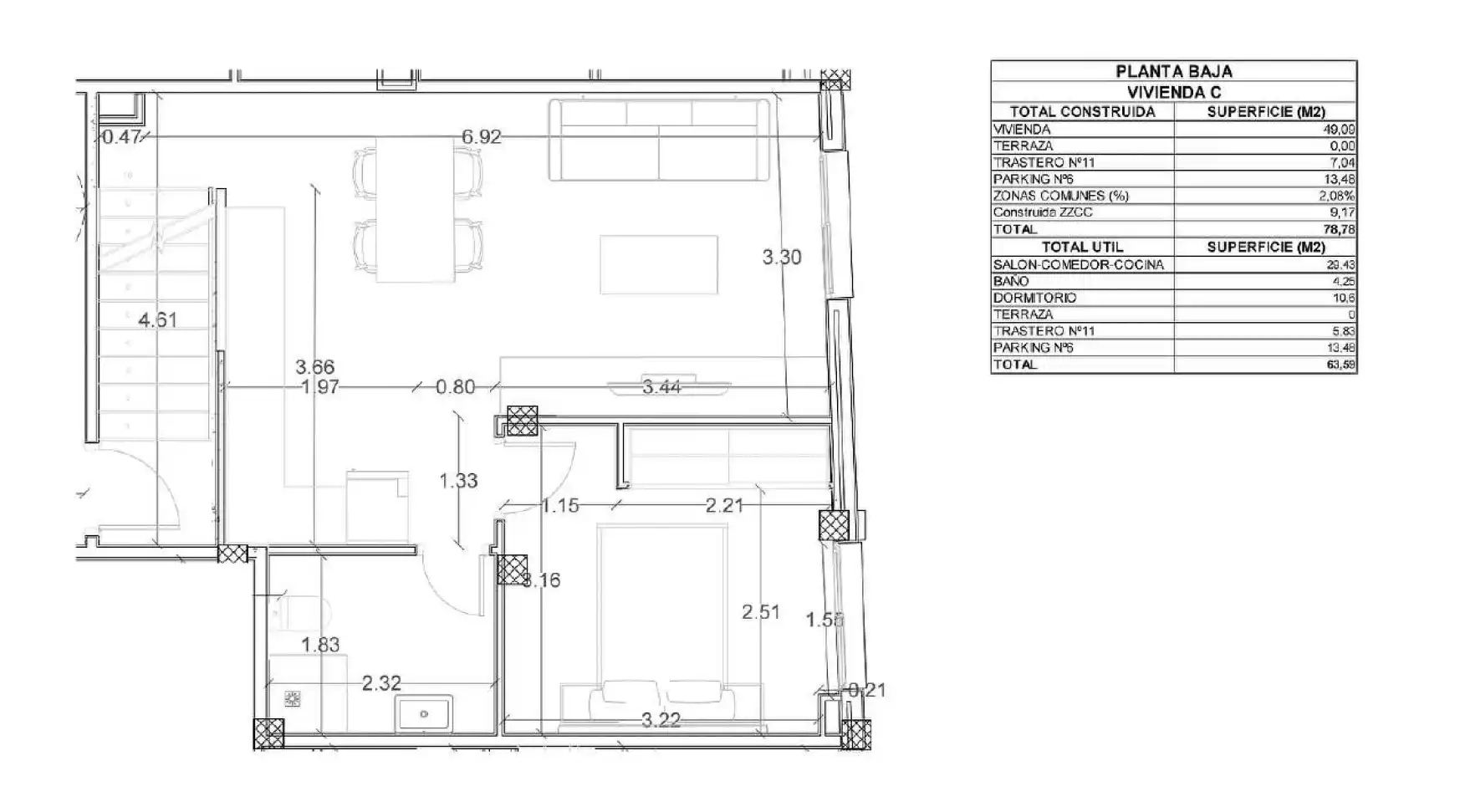 Neubau-Erdgeschosswohnung mit Terrasse zum Verkauf in Calle Río Chillar 2, imagen 13