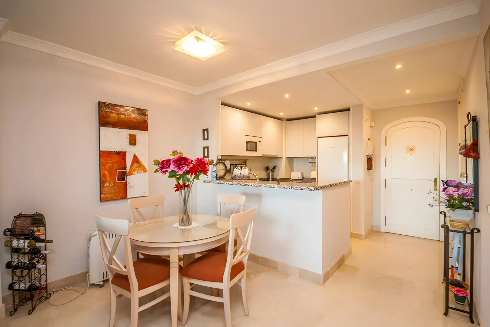 Comedor de Apartamento en venta en Marbella con Aire acondicionado, Terraza y Piscina