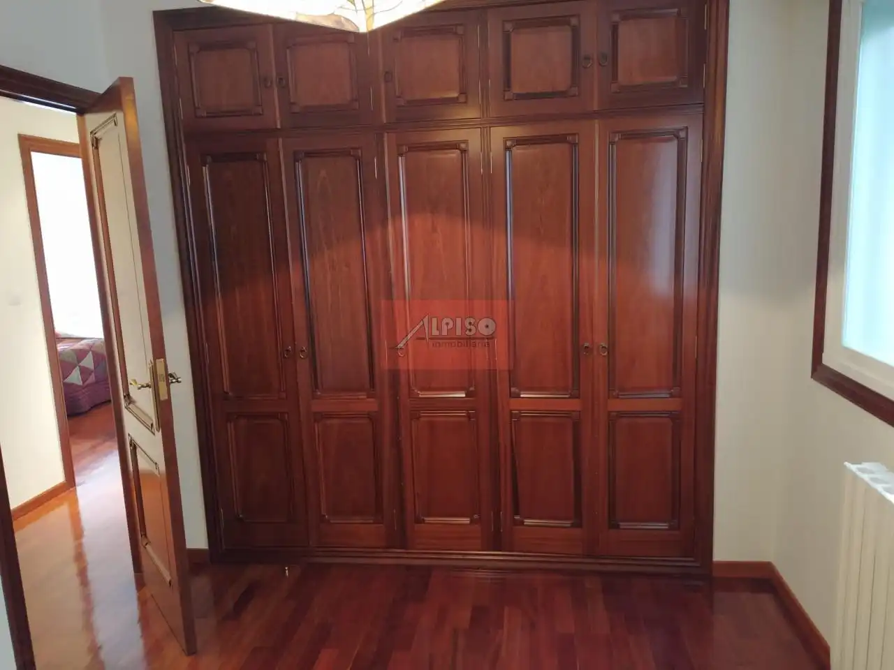 Bedroom of Flat for rent in Ourense Capital   with Heating, Parquet flooring and Furnished
