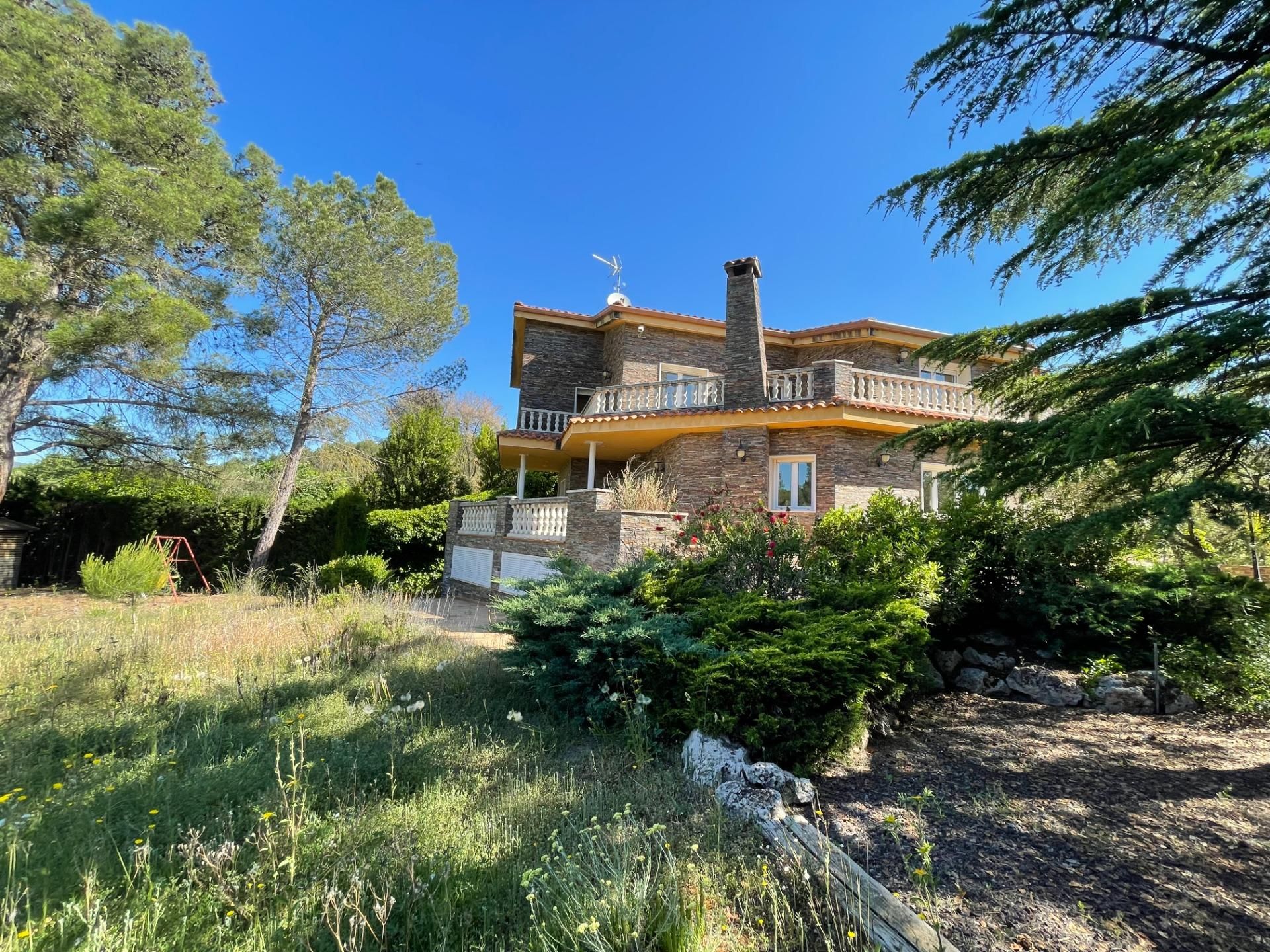 Exterior view of House or chalet for sale in Òdena  with Air Conditioner, Heating and Private garden