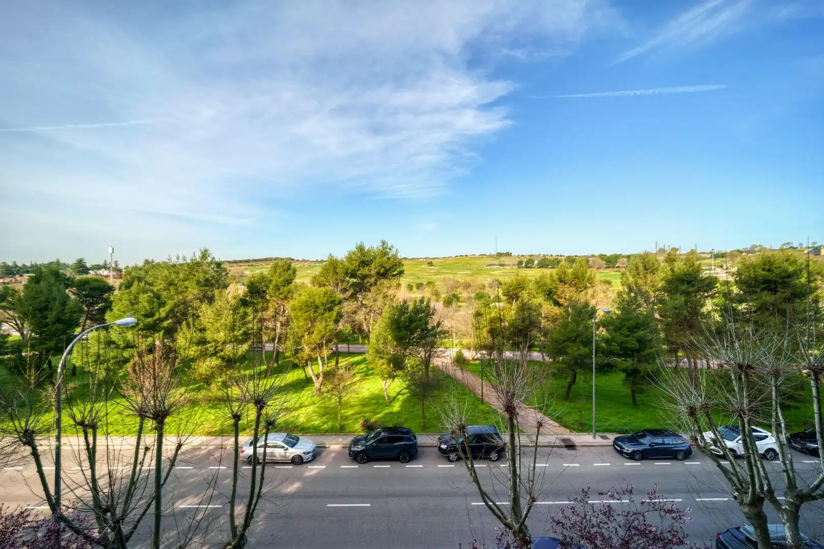 Vista exterior de Piso de alquiler en Madrid con Calefacción