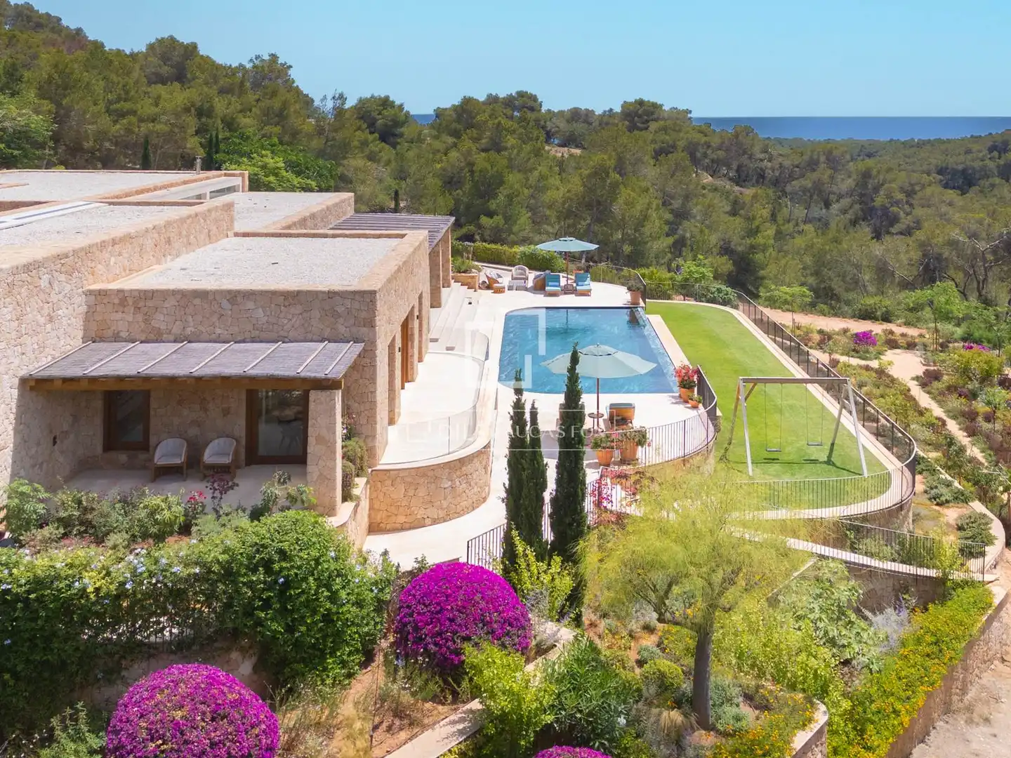 Jardín de Casa o chalet en venta en Santa Eulària des Riu con Aire acondicionado, Calefacción y Jardín privado