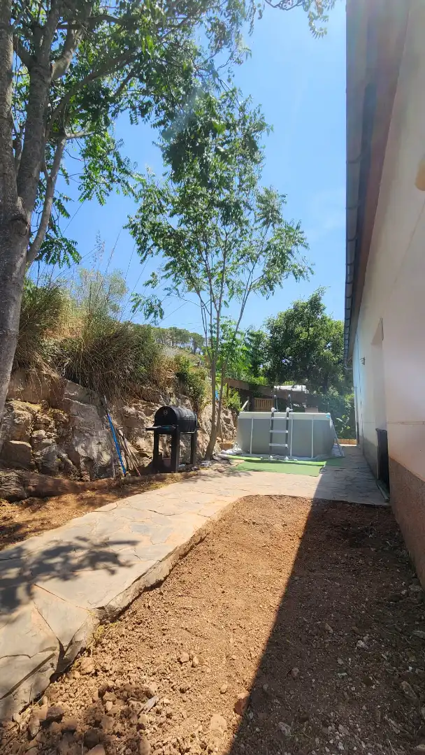 Jardín de Casa o chalet en venta en Vallirana con Jardín privado, Parquet y Terraza
