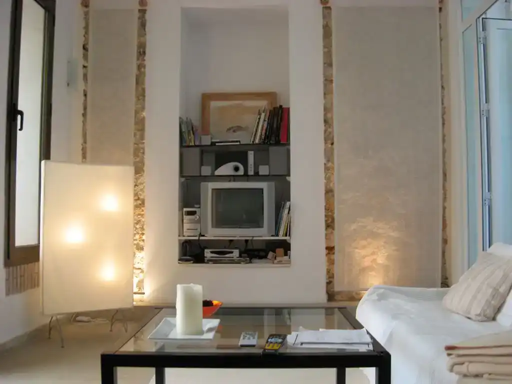 Wohnzimmer von Wohnung zur Miete in Rodalquilar - La Isleta