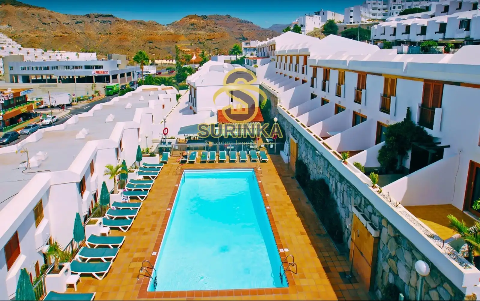 Vista exterior de Dúplex en venta en Mogán con Terraza, Piscina y Amueblado