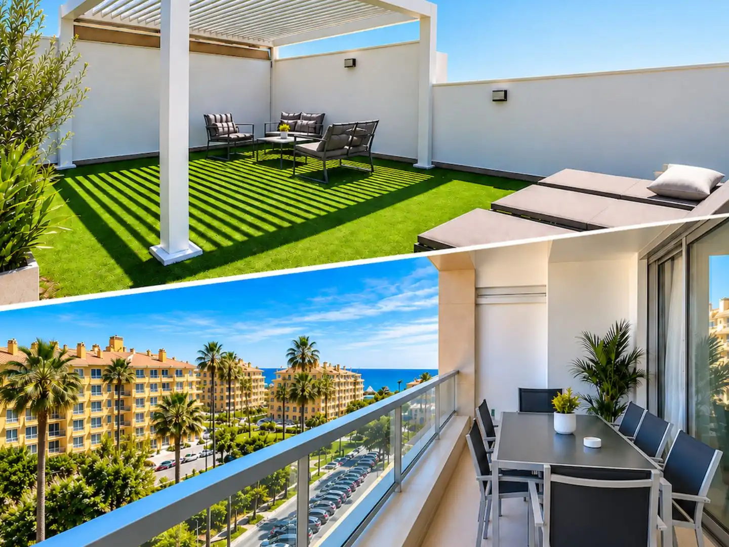 Terraza de Piso en venta en Marbella con Aire acondicionado, Terraza y Piscina