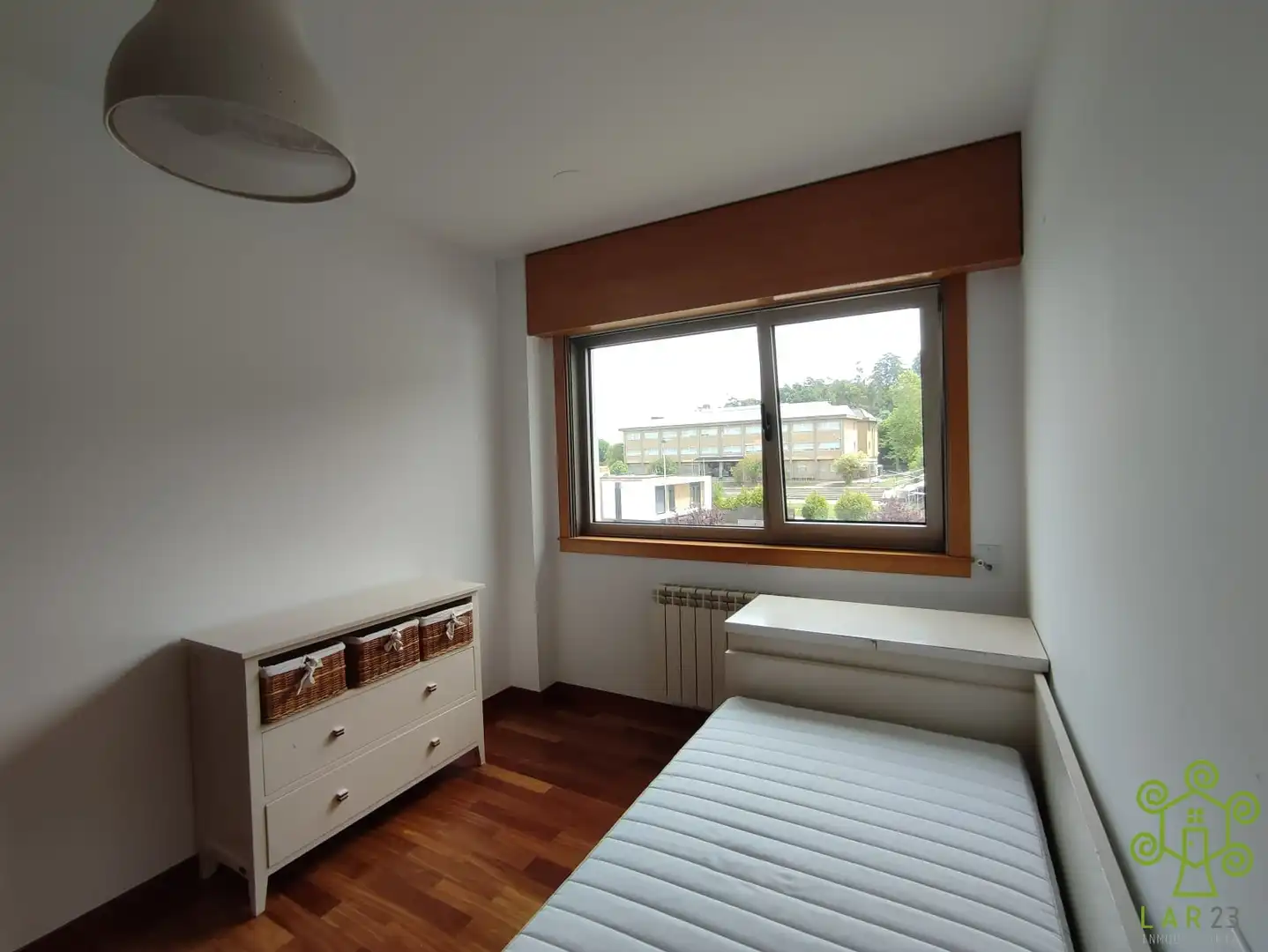 Bedroom of Flat for rent in Oleiros  with Heating, Parquet flooring and Furnished