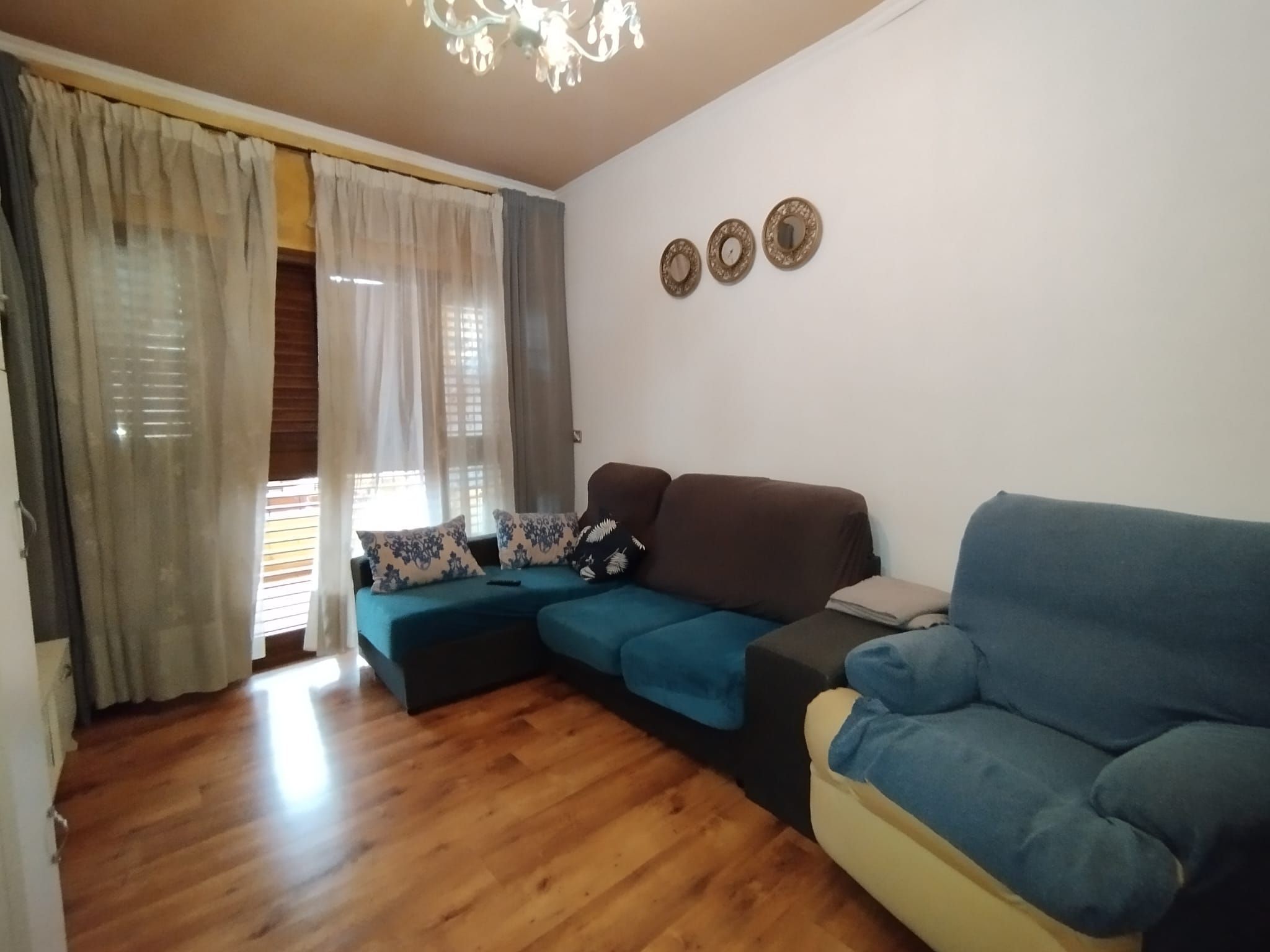 Living room of Single-family semi-detached for sale in La Solana    with Air Conditioner, Heating and Parquet flooring