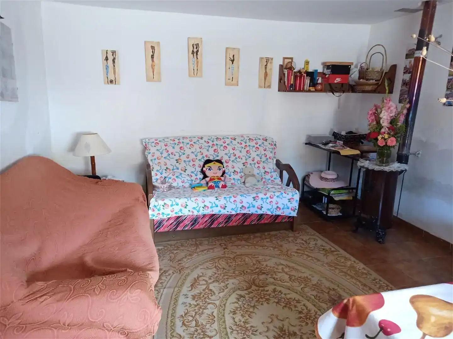 Sala de estar de Casa o chalet en venta en Calahorra de Boedo con Jardín privado, Trastero y Amueblado