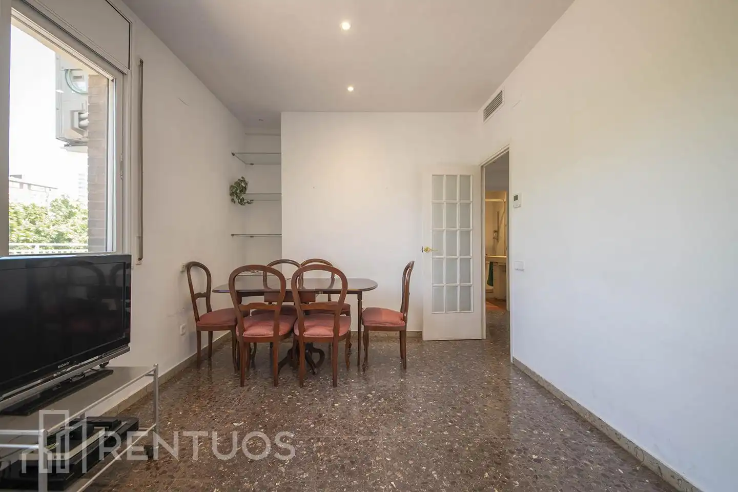 Esszimmer von Wohnung zur Miete in Barcelona mit Klimaanlage und Terrasse