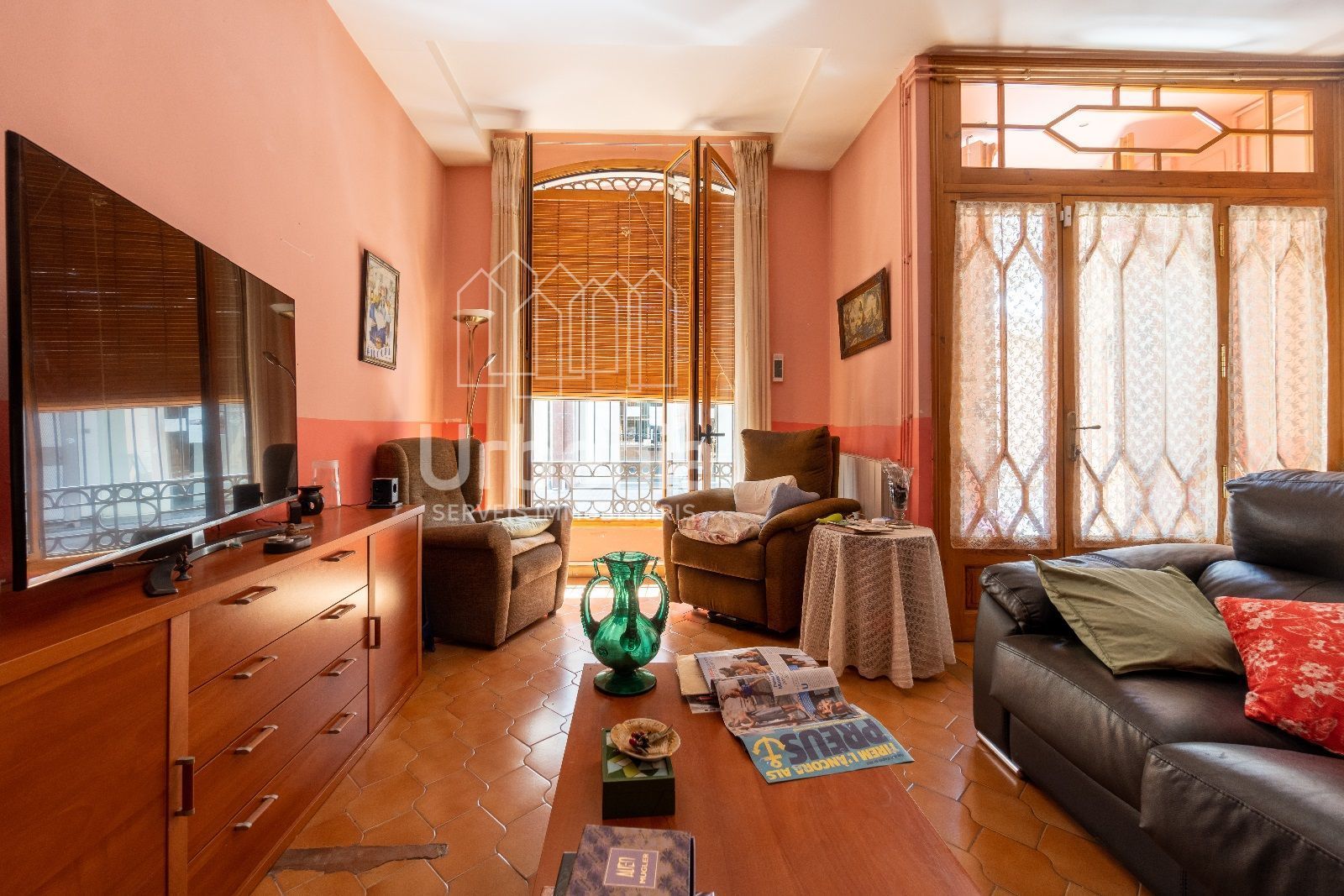 Sala d'estar de Casa o xalet en venda en Premià de Mar amb Calefacció i Terrassa