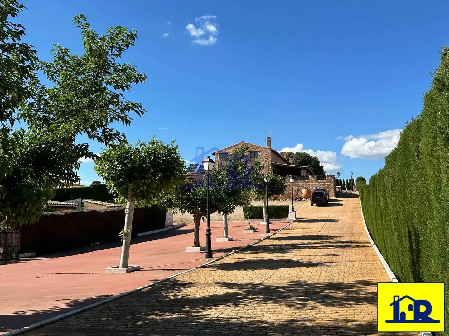Exterior view of Houses for sale in Villar de Olalla  with Heating, Terrace and Storage room