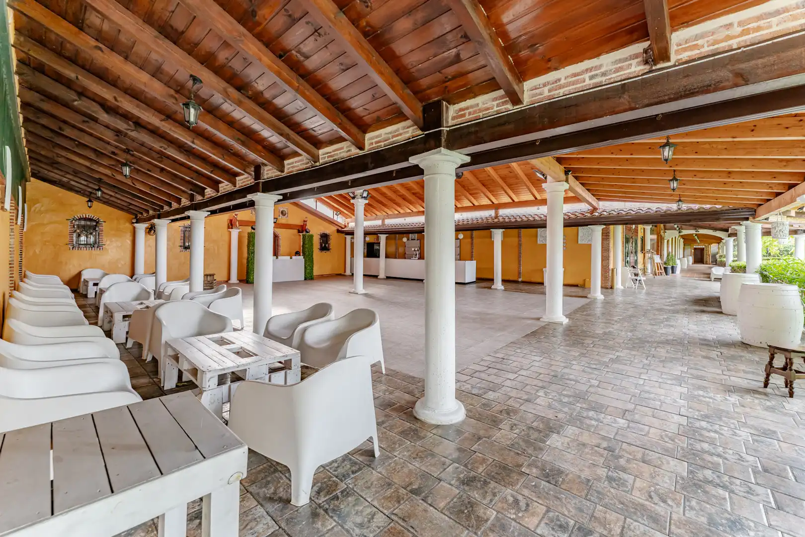 Terraza de Finca rústica en venta en Laguna de Duero con Aire acondicionado, Calefacción y Jardín privado