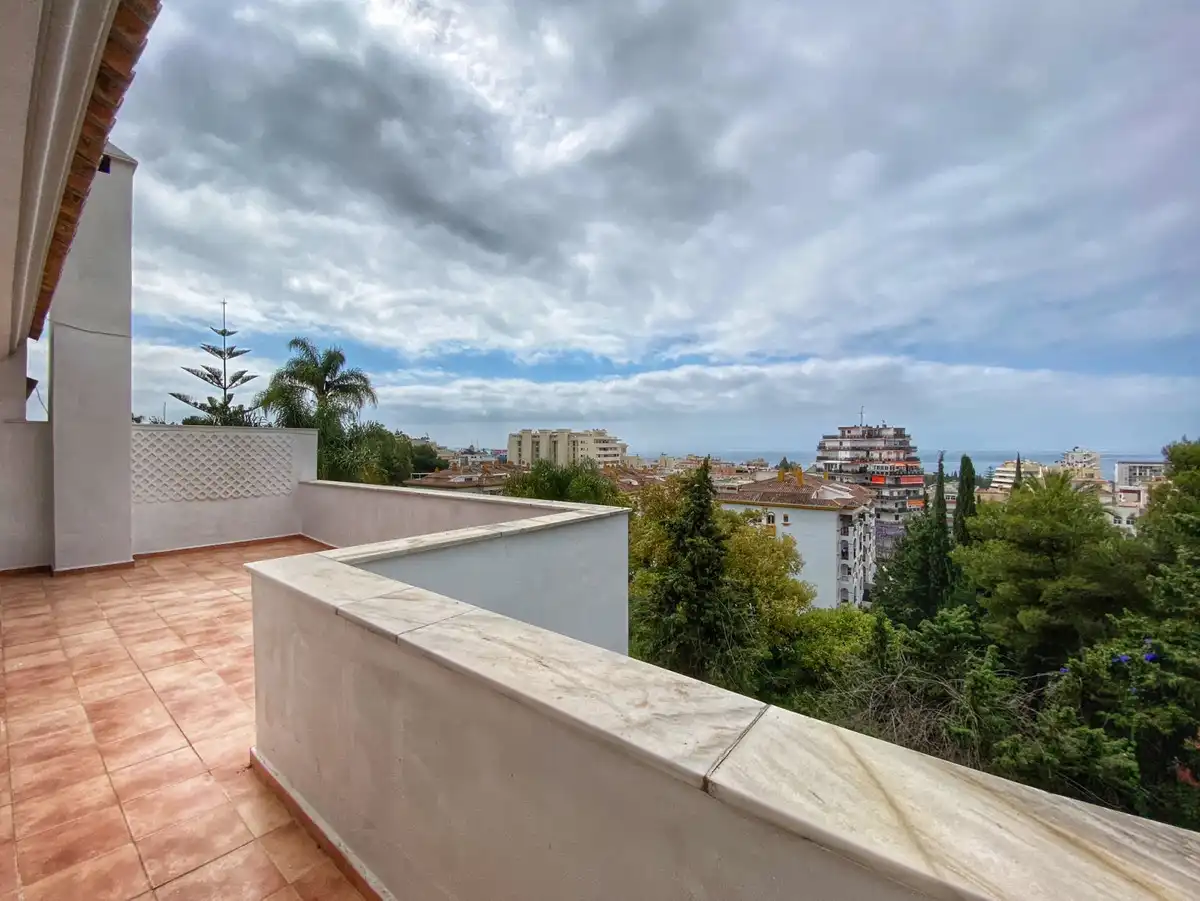 Exterior view of Detached homes for rent in Marbella  with Air Conditioner, Private garden and Terrace