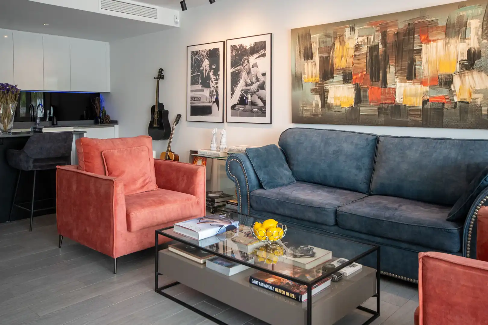 Sala de estar de Piso en venta en Mijas con Aire acondicionado, Jardín privado y Terraza