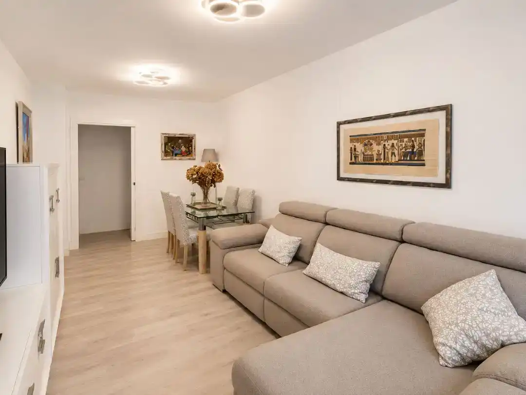 Living room of Flat for sale in Santander  with Swimming Pool and Balcony
