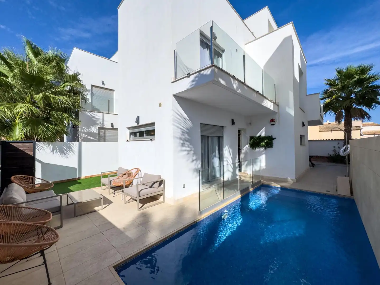 Villa mit Terrasse zum Verkauf in Nueva Torrevieja - Aguas Nuevas, imagen 3