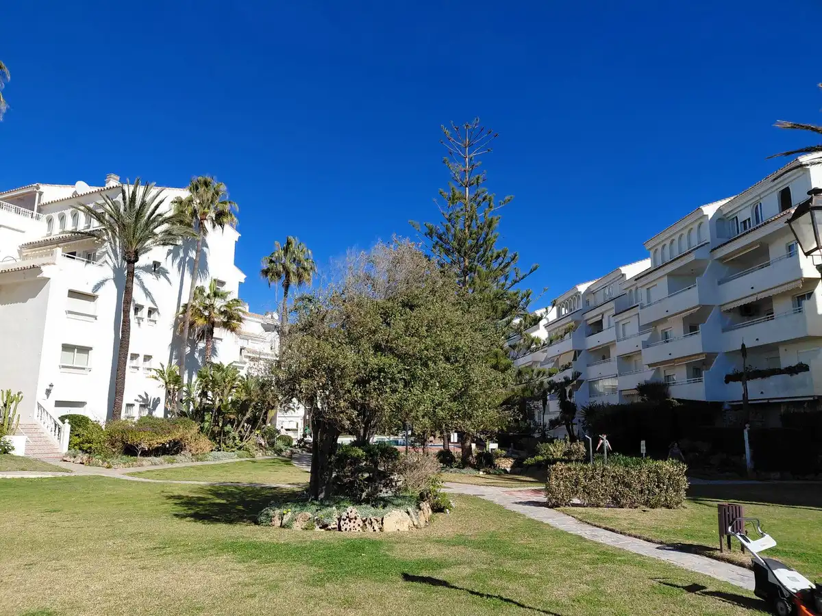 Vista exterior de Ático en venta en Marbella con Terraza, Trastero y Piscina
