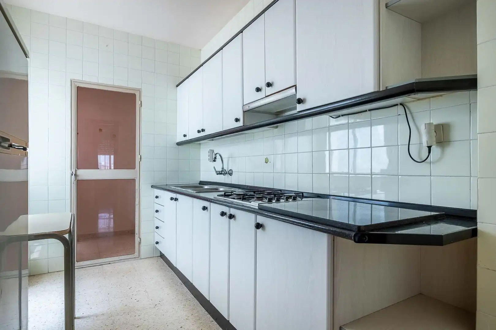 Kitchen of Flat for sale in Dos Hermanas  with Air Conditioner, Terrace and Furnished