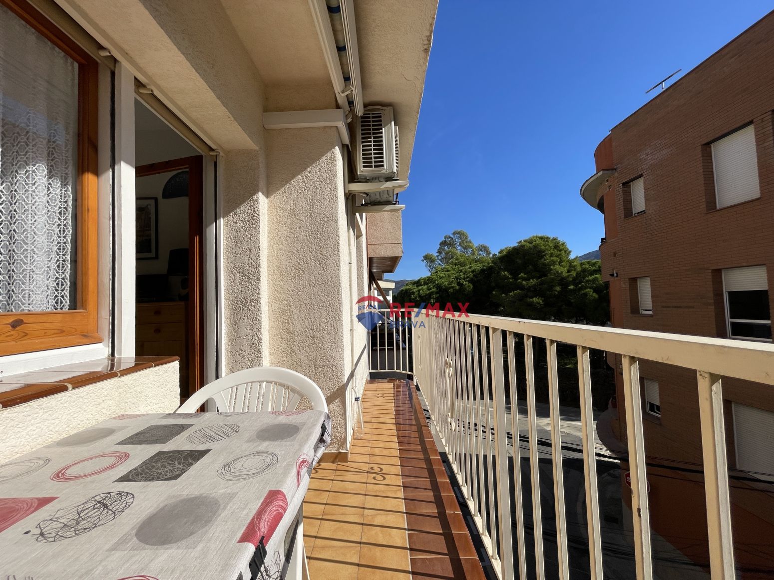 Balcony of Flat for sale in Roses  with Air Conditioner, Heating and Furnished