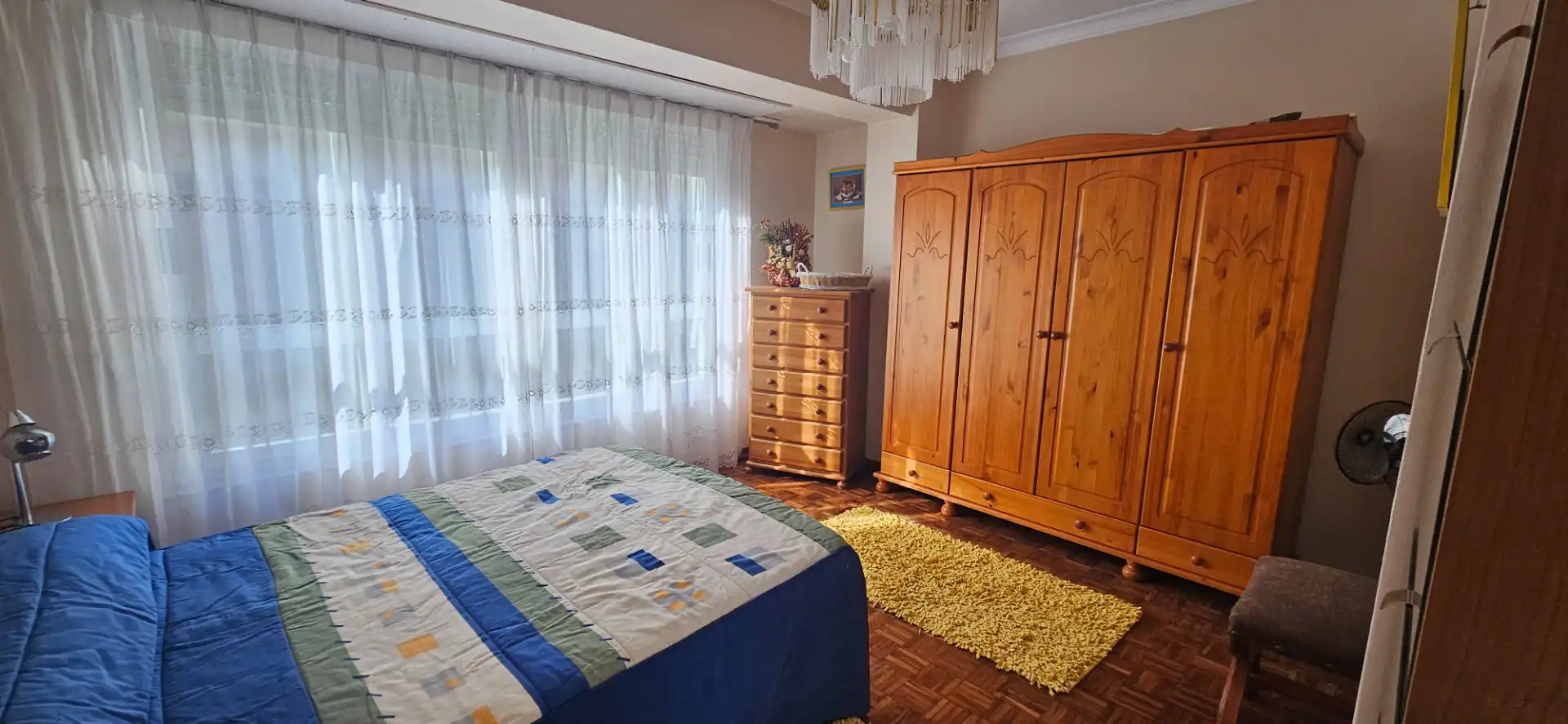 Bedroom of Flat for rent in Ferrol  with Furnished