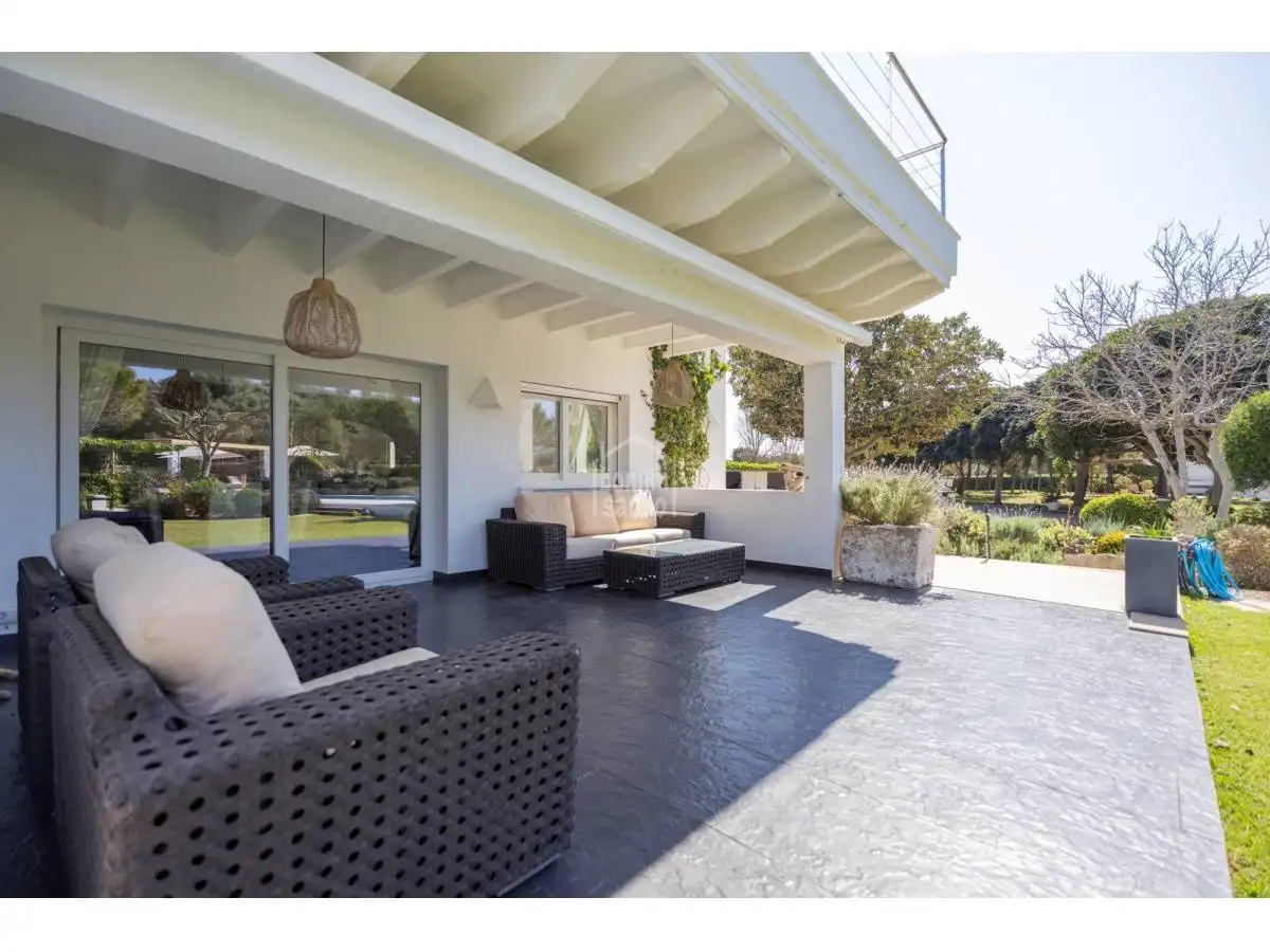 Terraza de Finca rústica en venta en Sant Lluís con Jardín privado, Terraza y Piscina