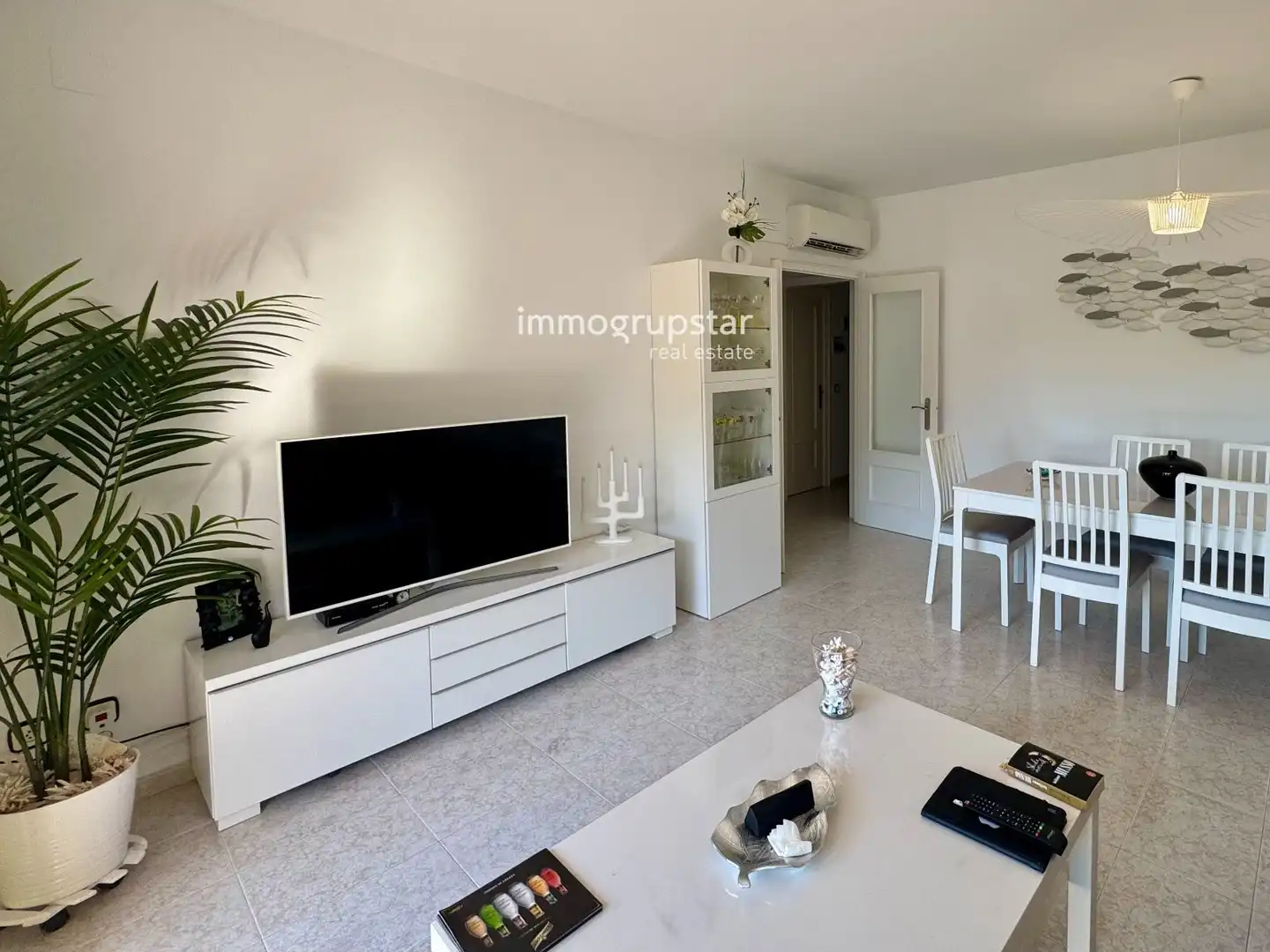 Living room of Flat for sale in Calonge i Sant Antoni  with Air Conditioner, Heating and Terrace