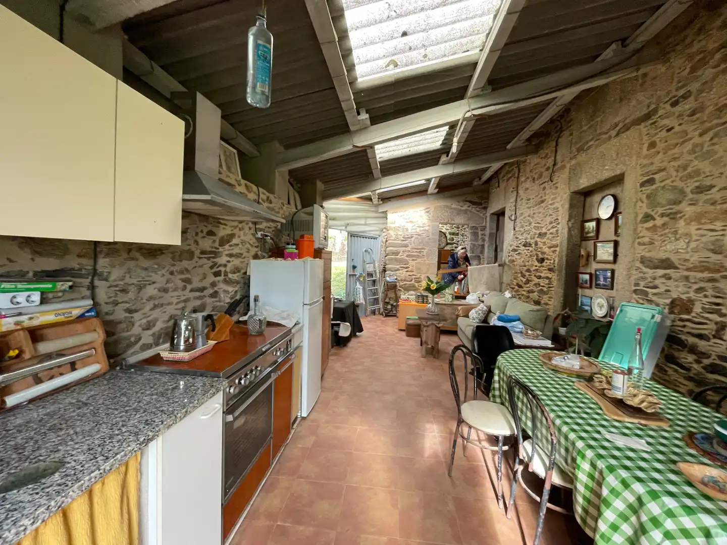 Kitchen of Houses for sale in As Somozas   with Private garden, Furnished and Oven
