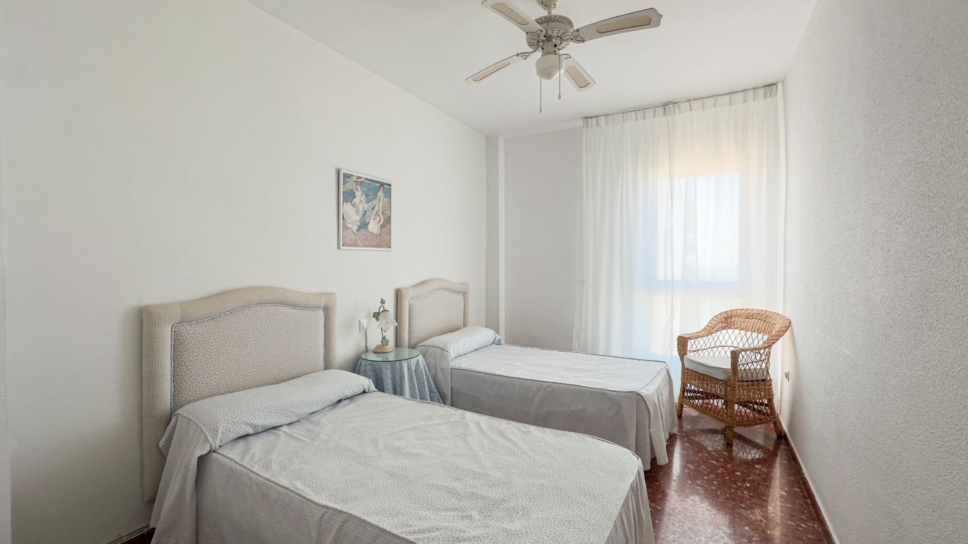 Bedroom of Flat for sale in El Puerto de Santa María  with Air Conditioner, Terrace and Storage room
