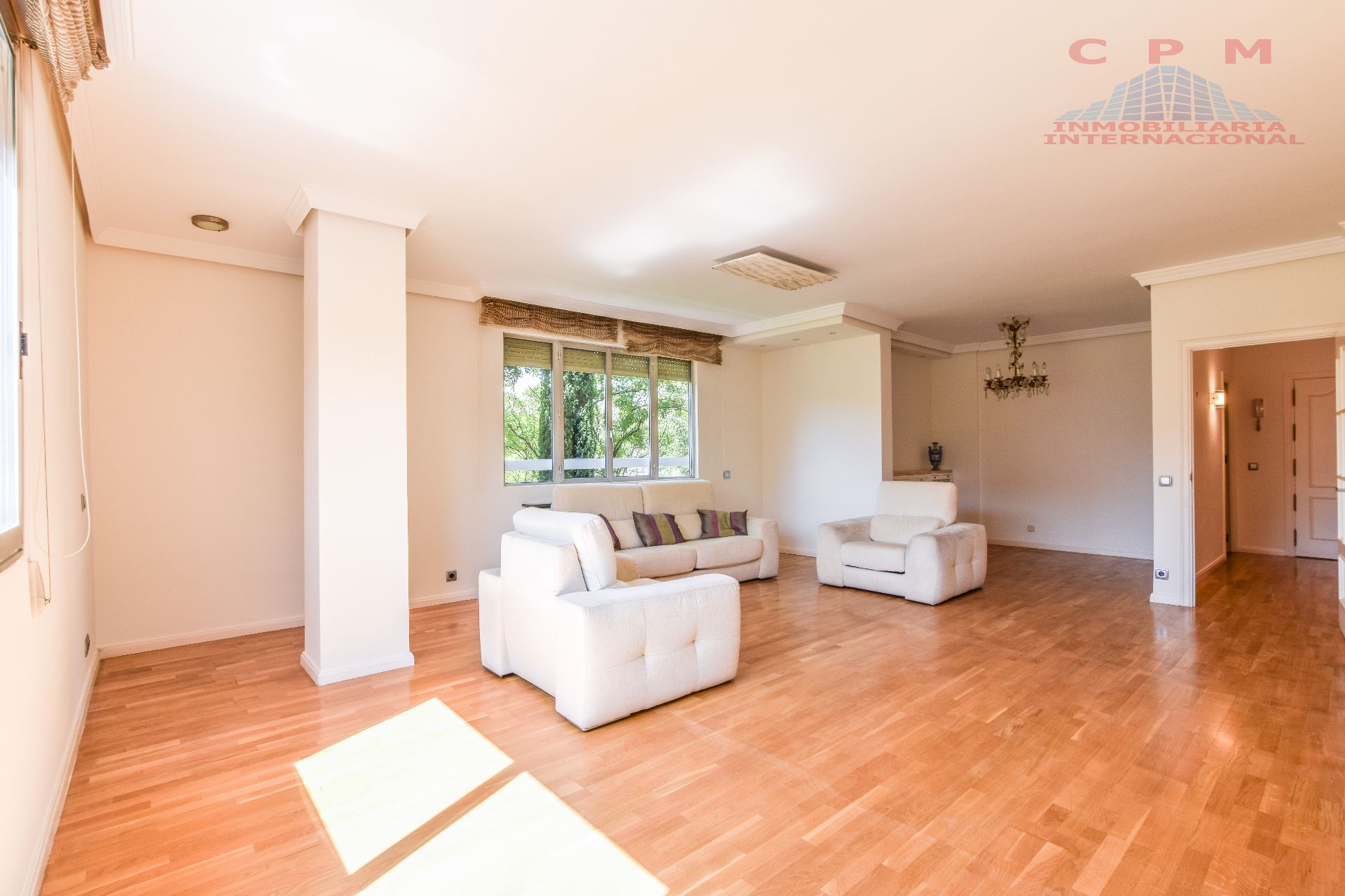 Living room of Flat to rent in  Madrid Capital  with Air Conditioner, Heating and Oven