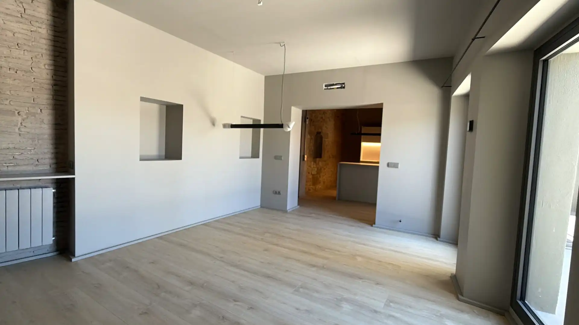 Living room of Flat for rent in La Bisbal d'Empordà  with Air Conditioner, Heating and Private garden