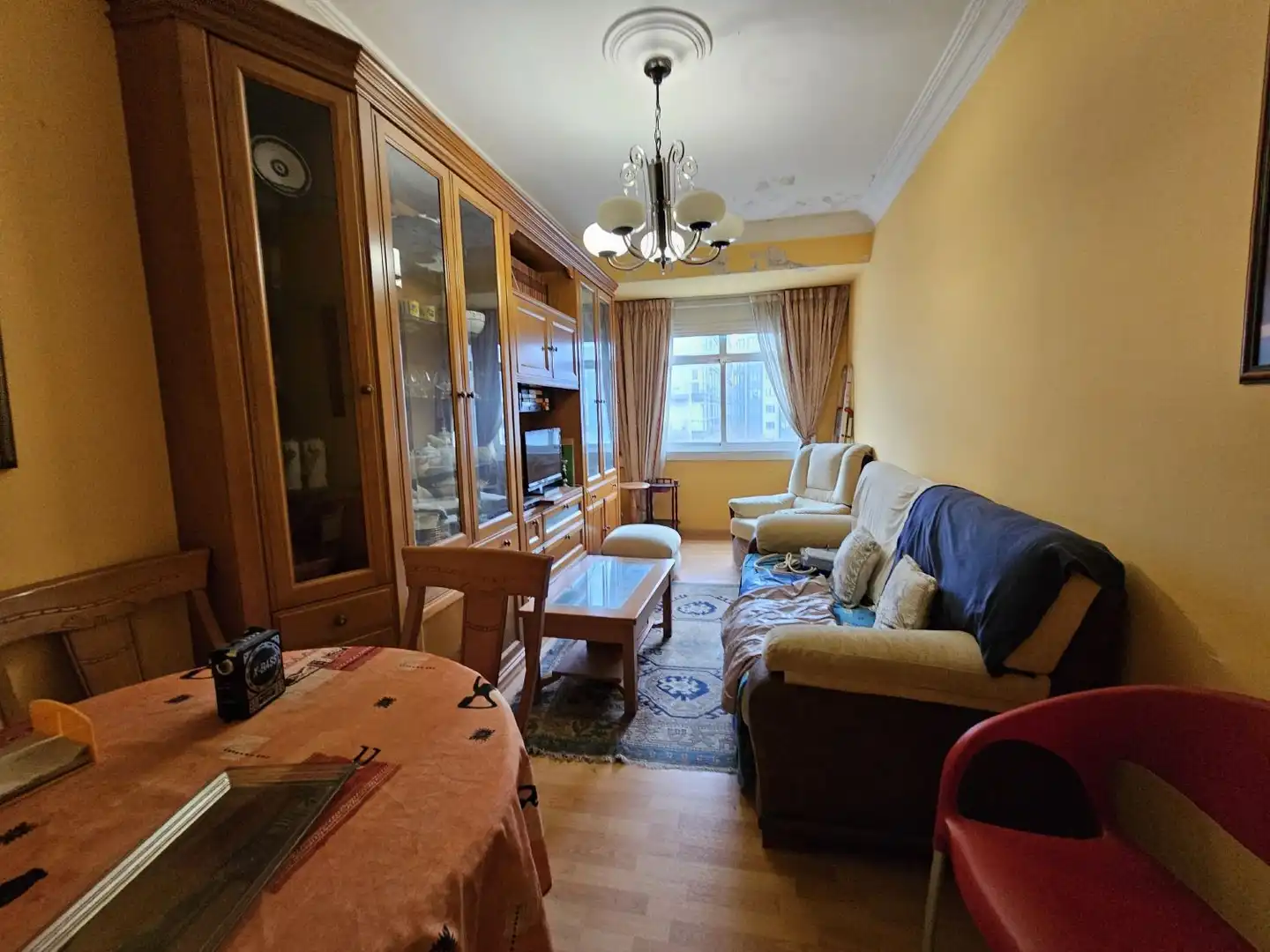 Sala de estar de Piso en venta en A Coruña Capital 
