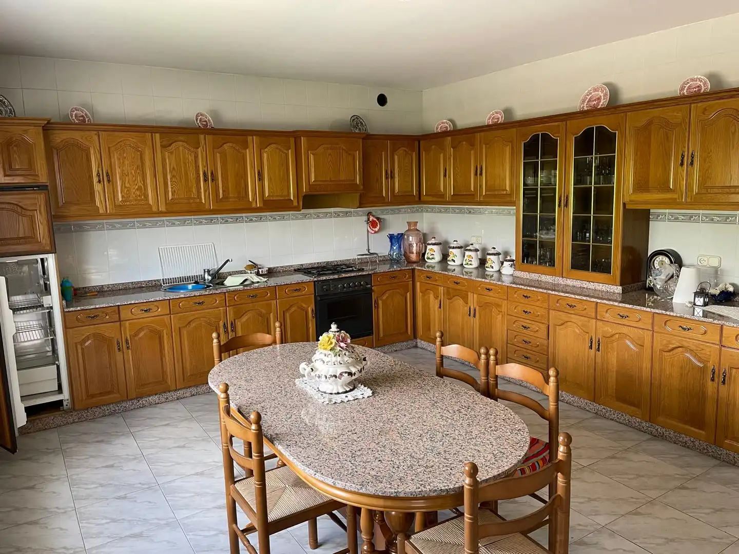 Cocina de Casa o chalet en venta en Meis con Calefacción, Parquet y Terraza