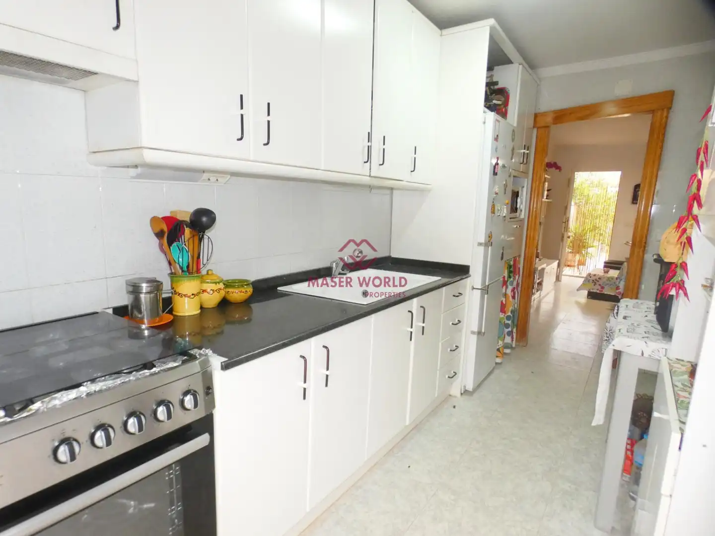 Cocina de Dúplex en venta en Mazarrón con Terraza, Trastero y Amueblado