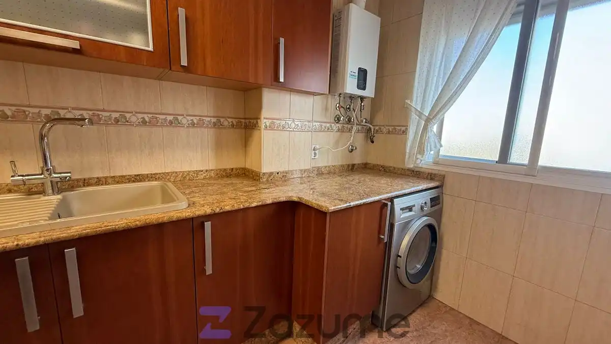 Cocina de Piso de alquiler en Murcia con Aire acondicionado, Calefacción y Amueblado