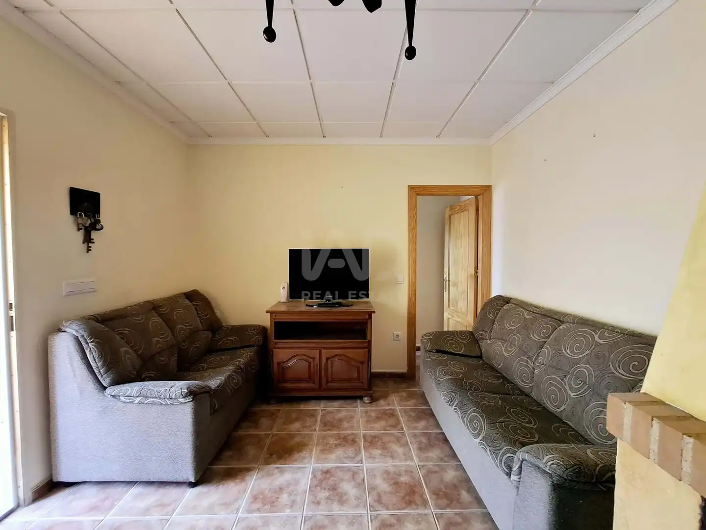 Sala d'estar de Finca rústica en venda en Lorca amb Calefacció i Terrassa