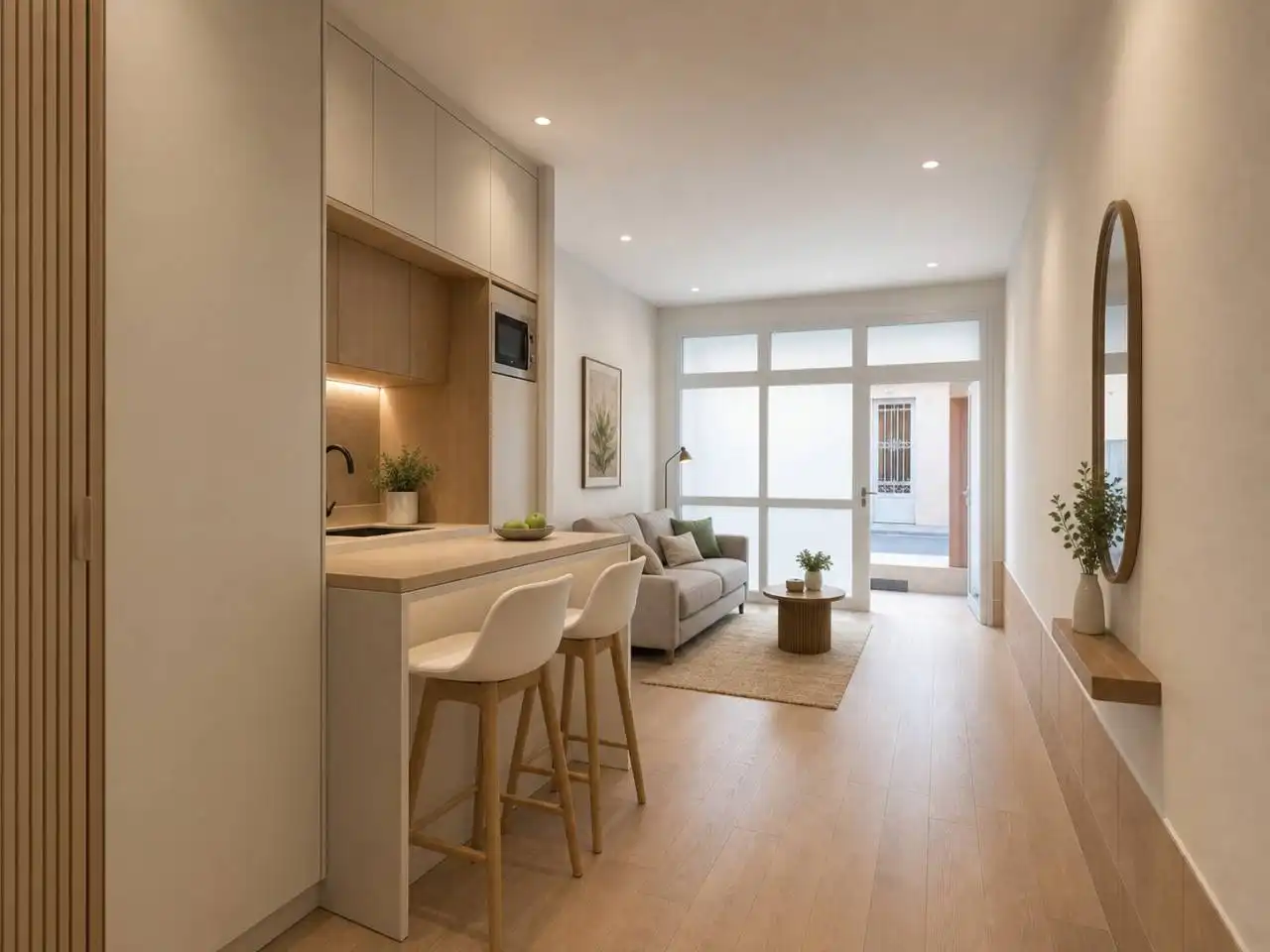 Wohnzimmer von Geschaftsraum zum Verkauf in Badalona