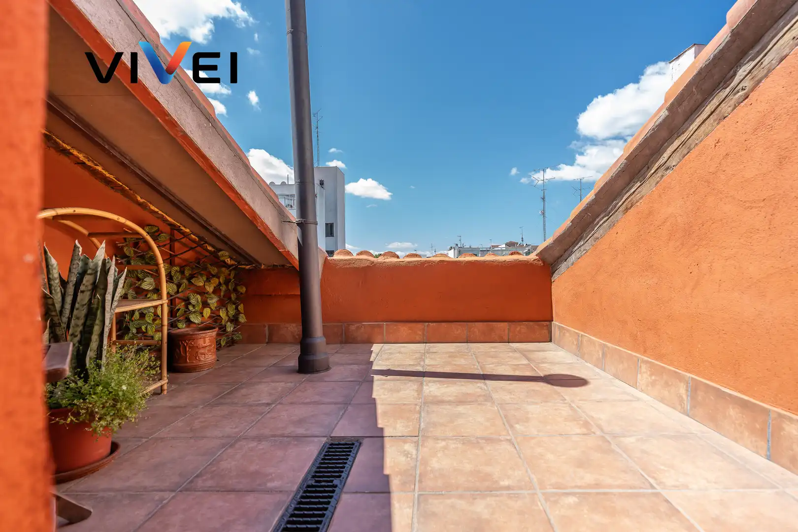 Terraza de Ático en venta en Madrid con Calefacción y Terraza