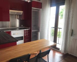 Kitchen of Attic to rent in Santiago de Compostela   with Balcony