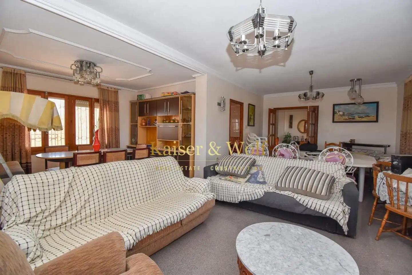 Sala de estar de Casa o chalet en venta en Crevillent con Aire acondicionado, Jardín privado y Terraza
