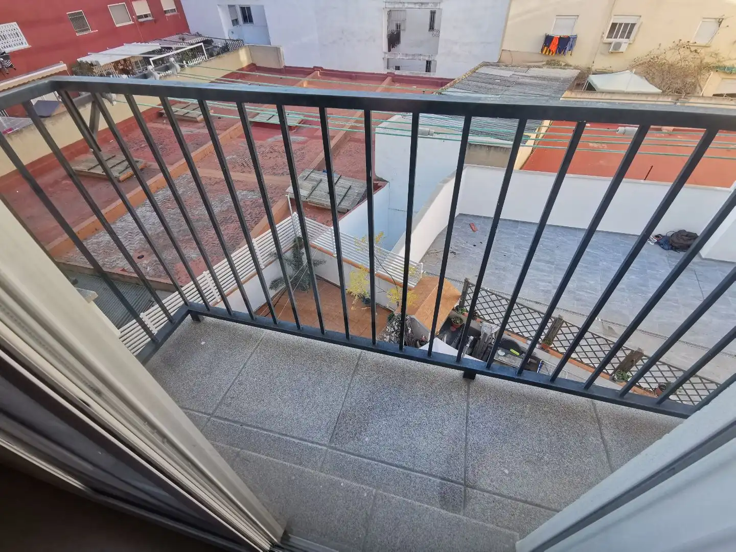 Balcony of Flat for rent in Valencia  with Air Conditioner, Heating and Storage room