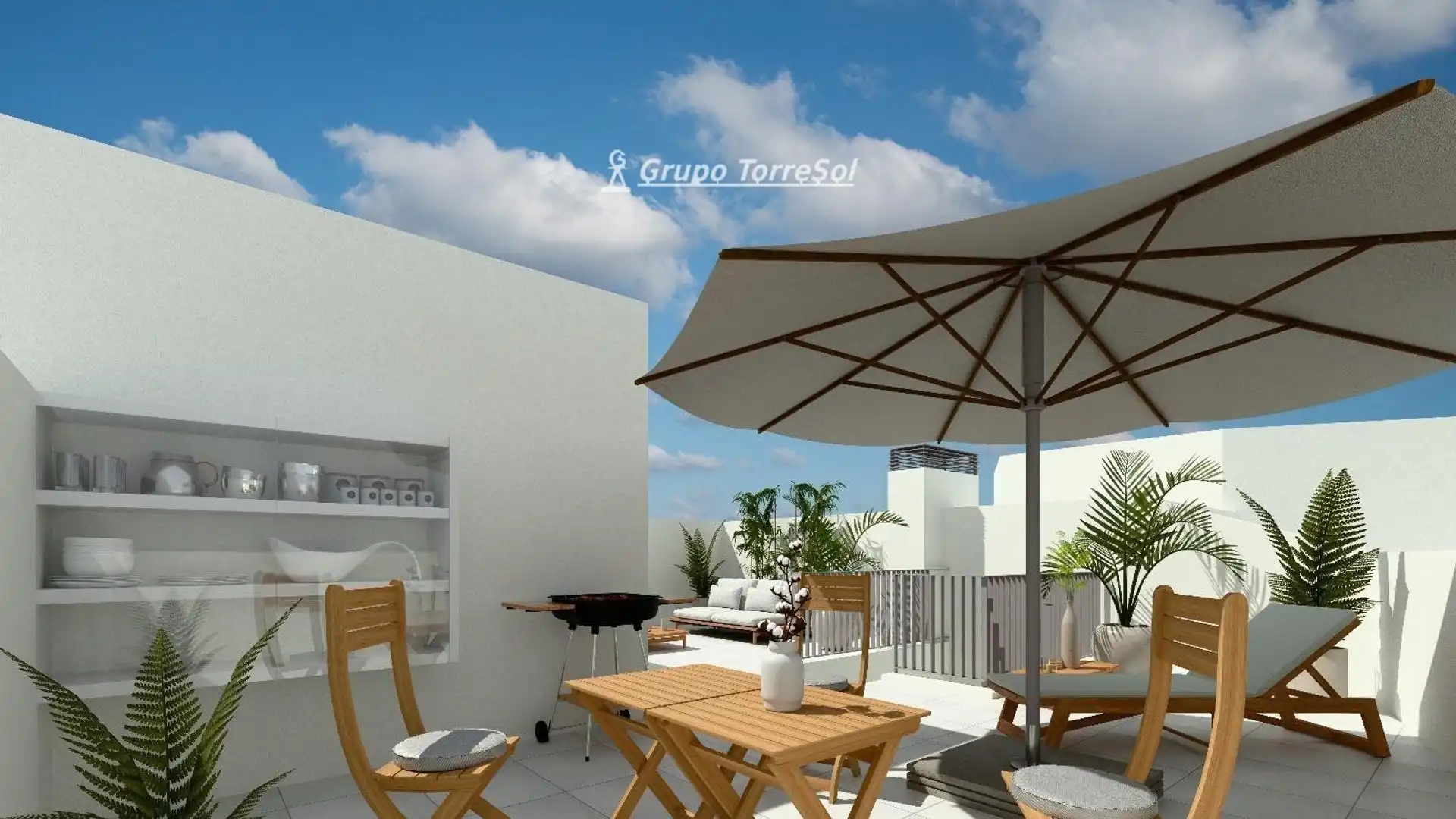 Terrace of Duplex for sale in Torredembarra  with Air Conditioner, Heating and Terrace