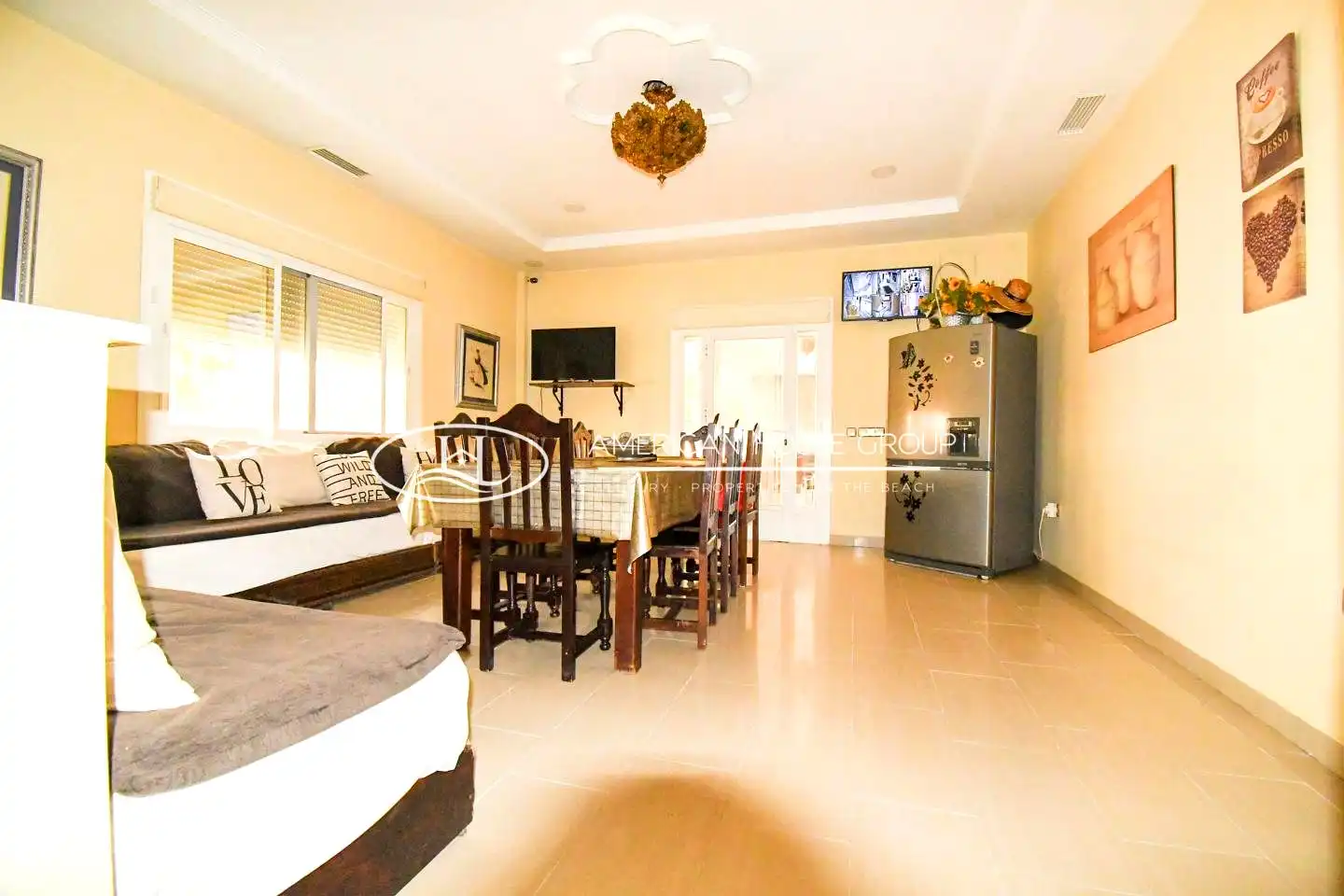 Dining room of Houses for sale in Chiclana de la Frontera  with Air Conditioner, Heating and Private garden