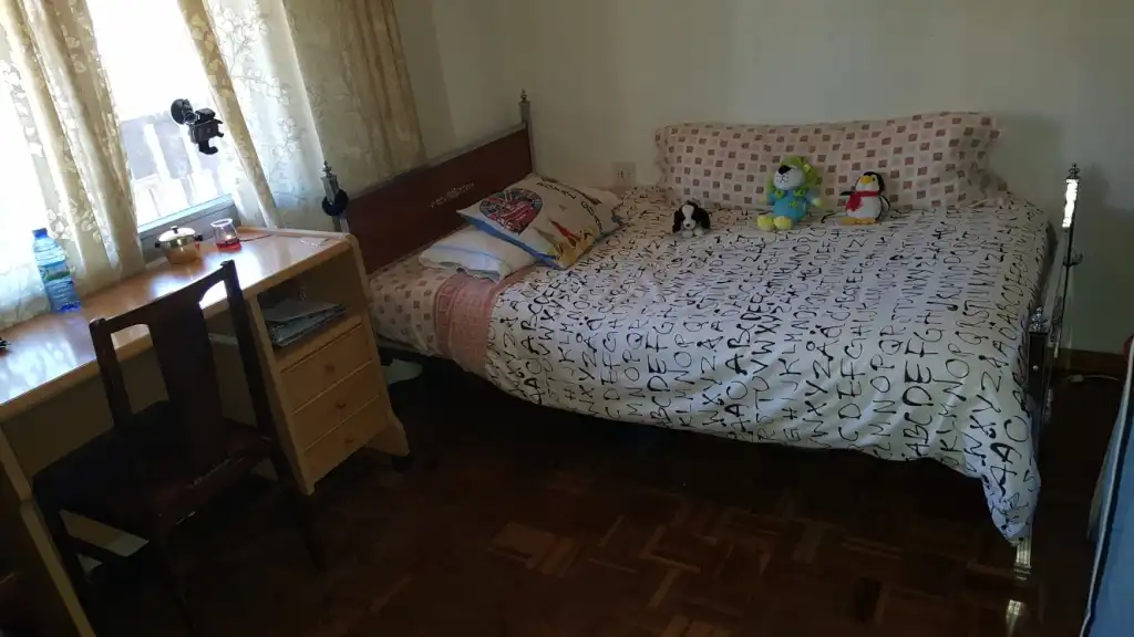 Schlafzimmer von Wohnung zur Miete in Cuenca mit Heizung, Terrasse und Möbliert